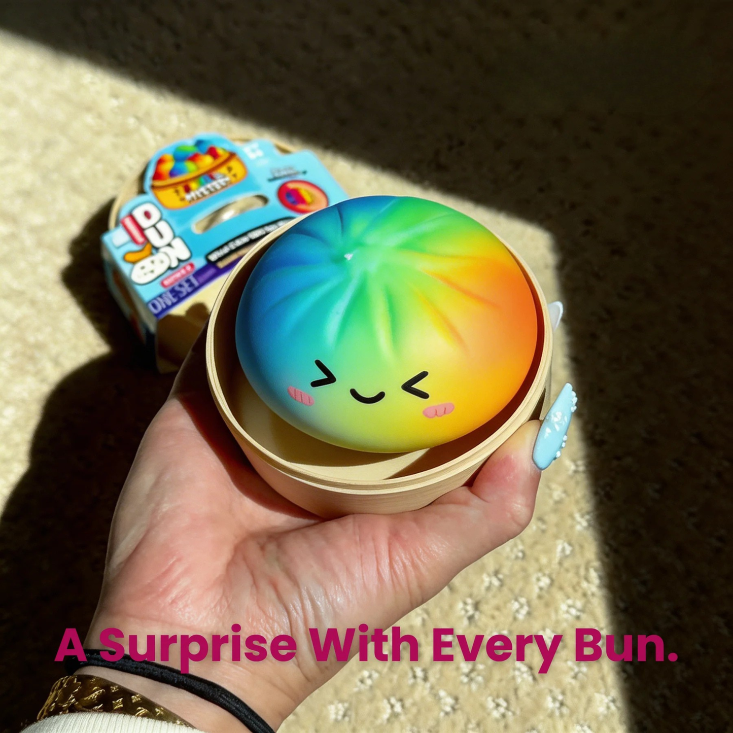 Rainbow Mystery Bao Bun