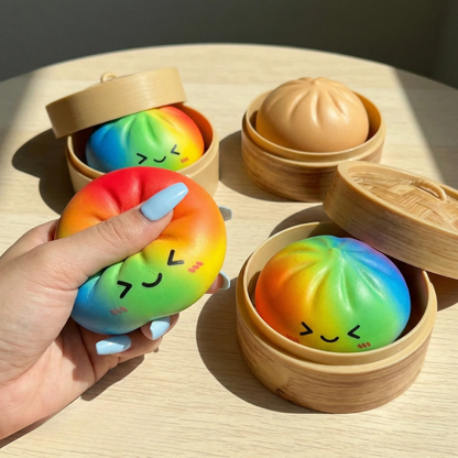 Rainbow Mystery Bao Bun